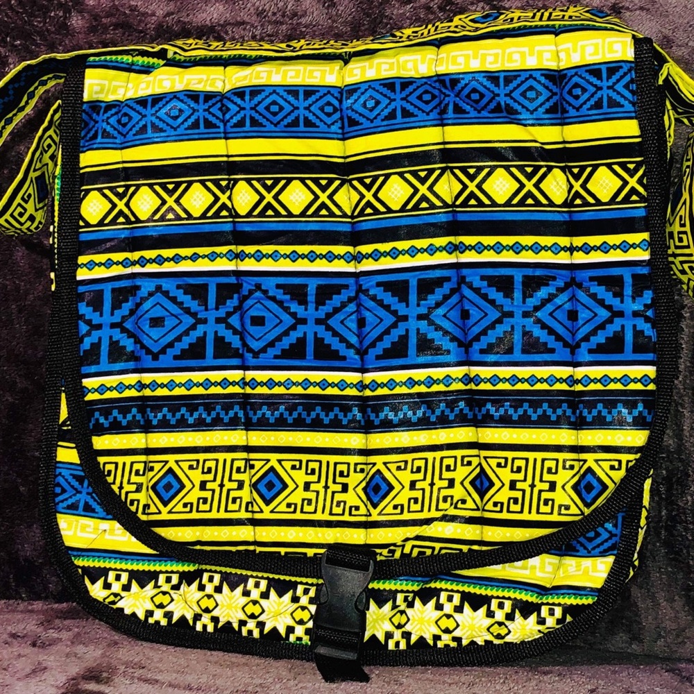 African fabric crossbody bag